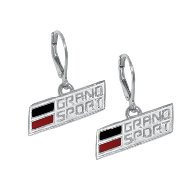 C7 Corvette Grand Sport Leverback Earrings- Sterling Silver - [Corvette Store Online]