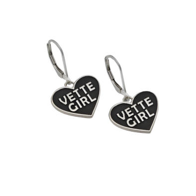 Corvette Vette Girl Earrings