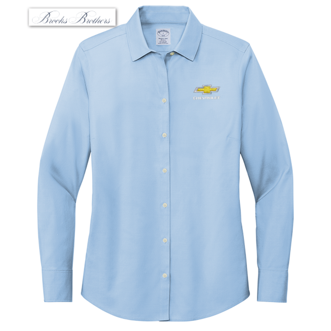 ladies-chevrolet-bowtie-brooks-brothers-wrinkle-free-dress-shirt