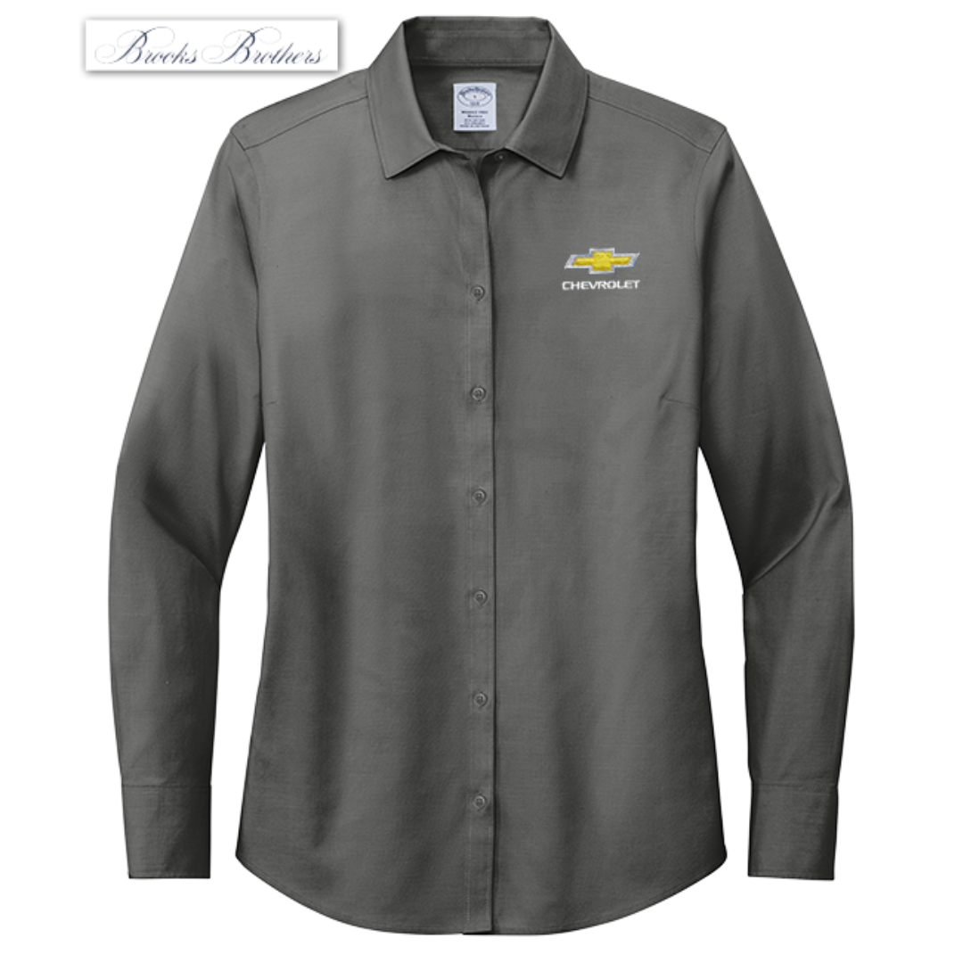 ladies-chevrolet-bowtie-brooks-brothers-wrinkle-free-dress-shirt