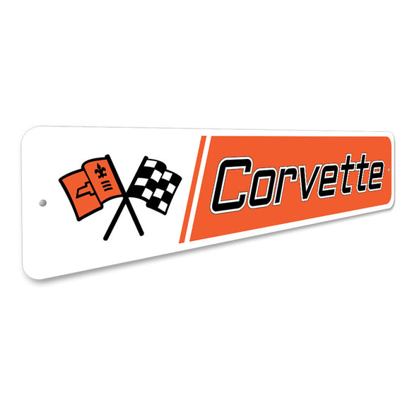 C2 Corvette Aluminum Street Sign