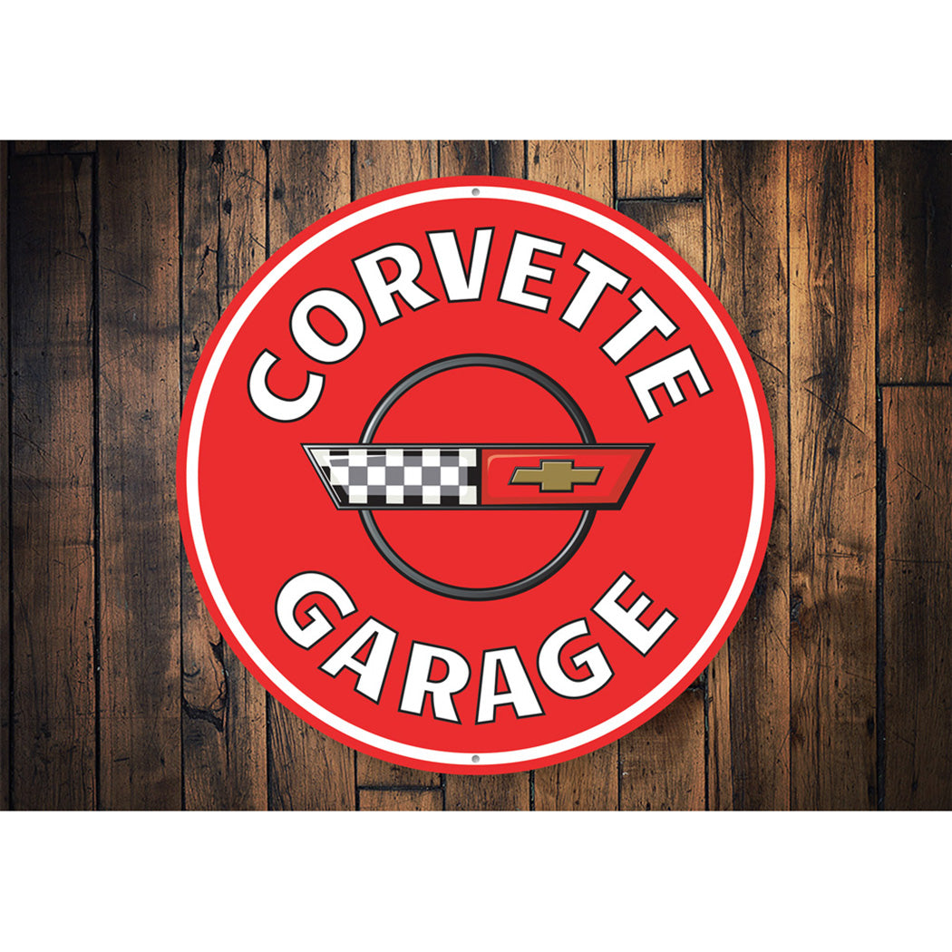 C4 Corvette Garage Car Sign
