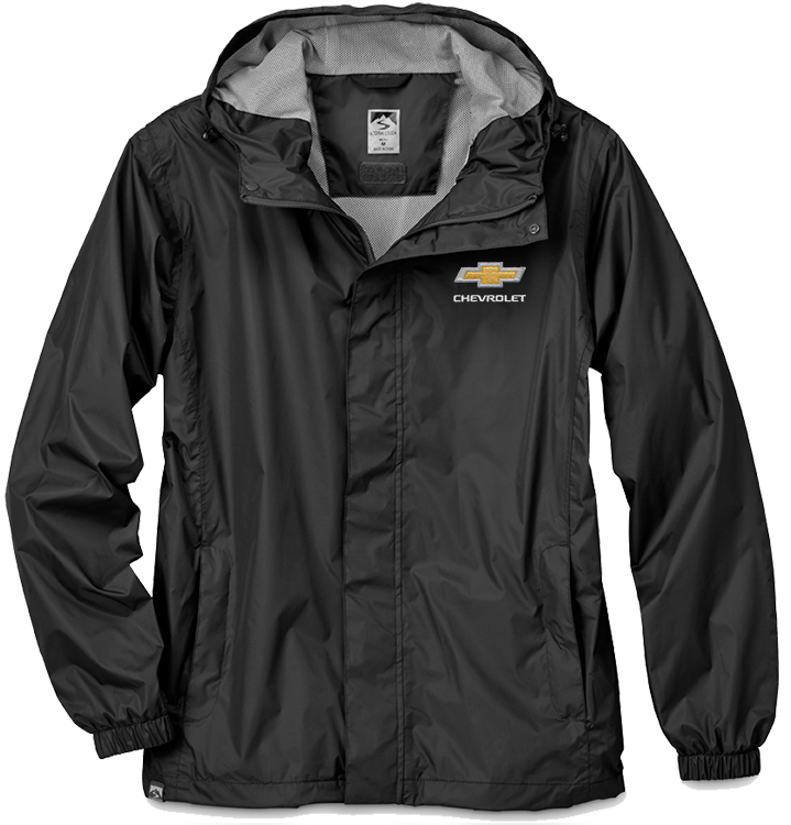 Men's Chevrolet Waterproof Hooded Packable Jacket | Corvette Store
