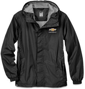 Men's Chevrolet Waterproof Hooded Packable Jacket