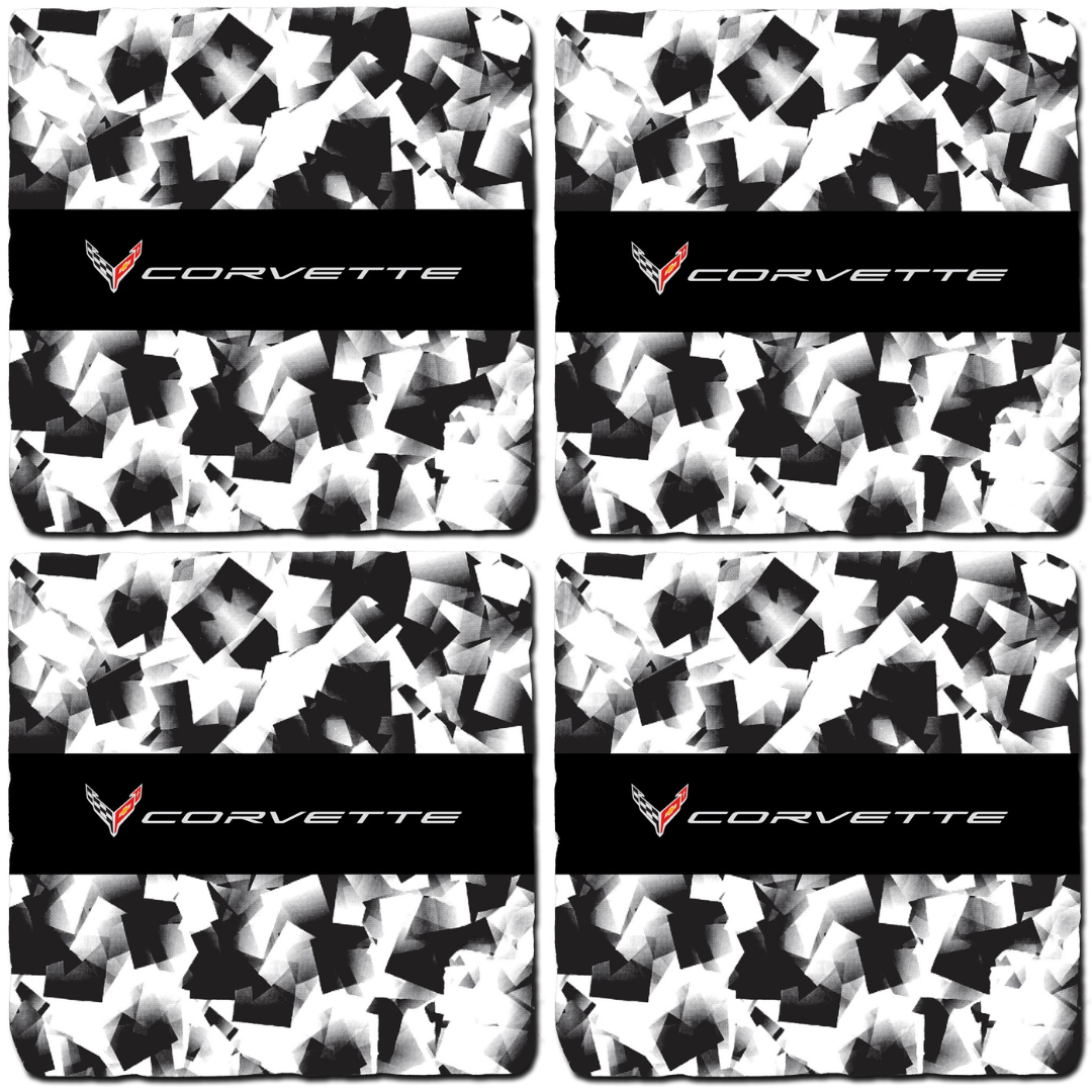 next-generation-corvette-c8-crossed-flags-camo-stone-coaster-bundle-set-of-4