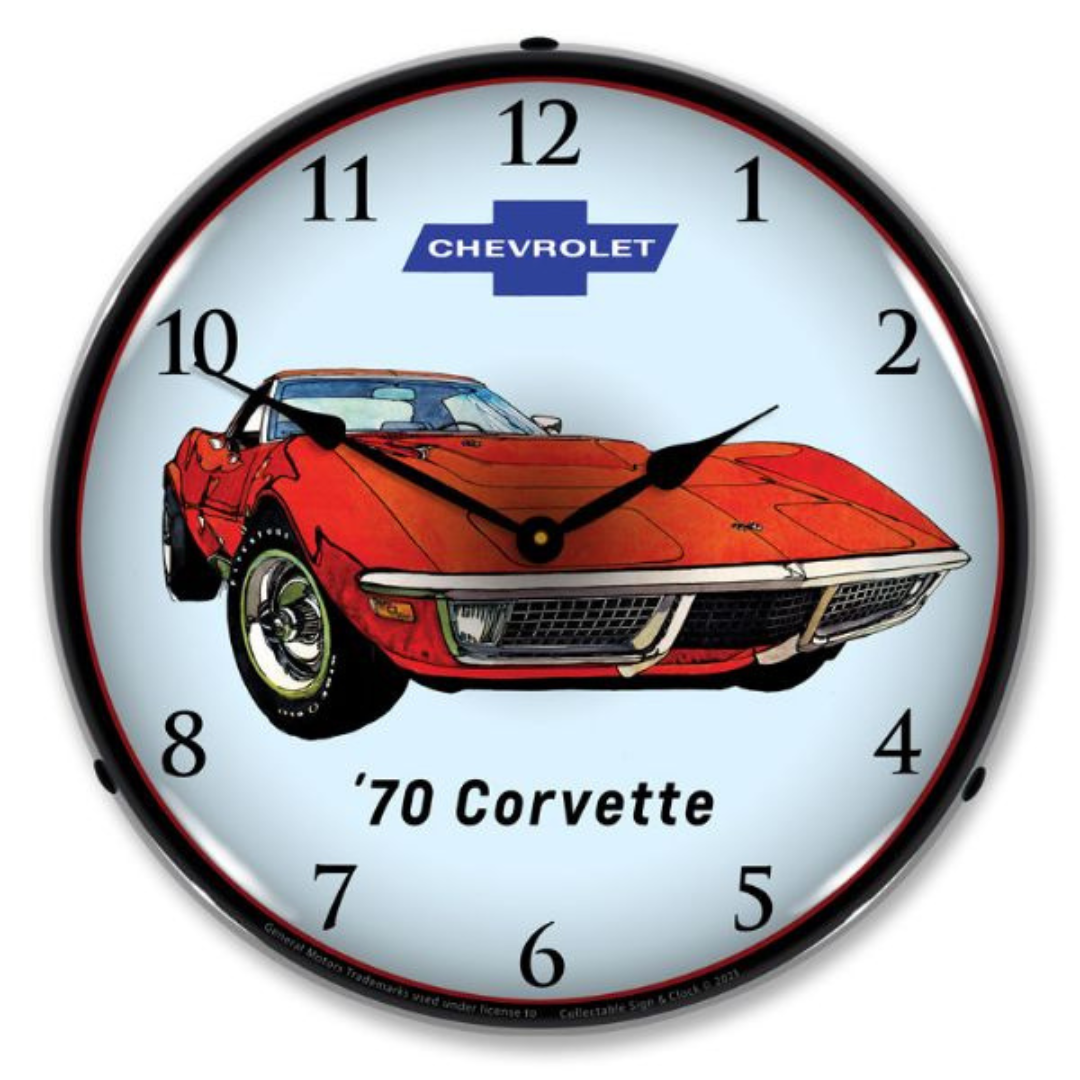 red-1970-corvette-coupe-lighted-wall-clock