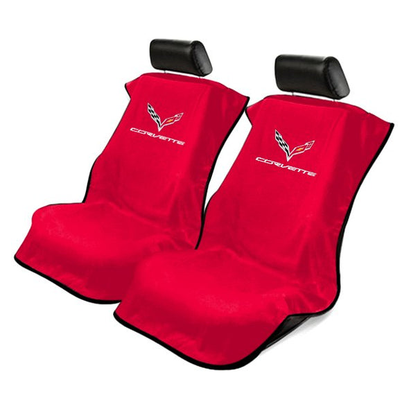 C7 Corvette Seat Towel / Seat Cover + Trunk Towel Bumper Protector Bundle