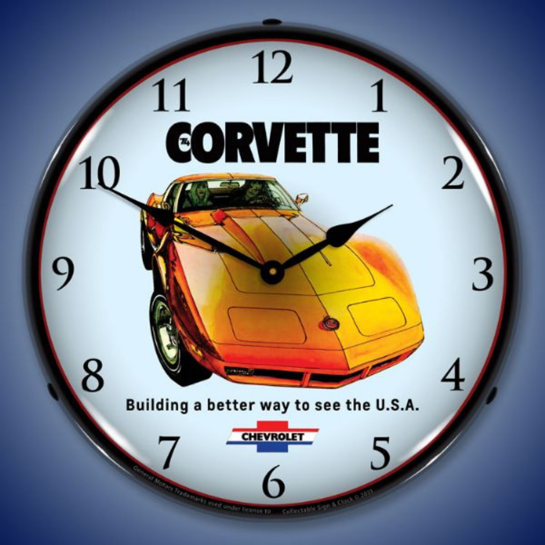 vintage-1974-c3-corvette-lighted-wall-clock