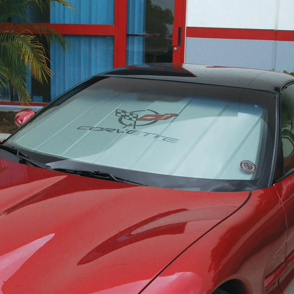 C5 Corvette Custom-Fit Accordion Style Sunshade | Insulated | 1997 - 2004