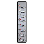white-corvette-generations-metal-print-sign