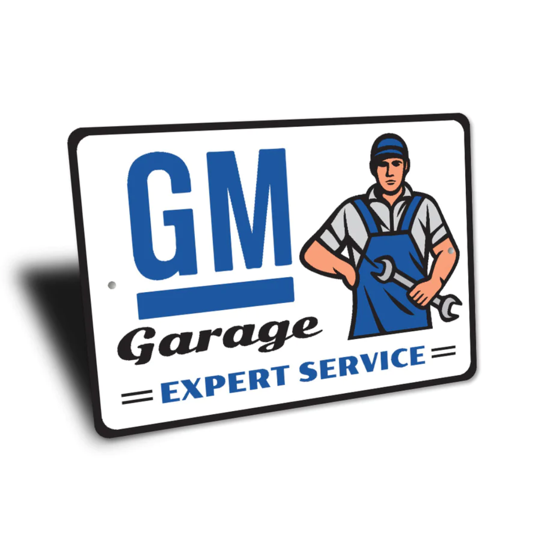 GM Garage Expert Service Sign Corvette Store Online