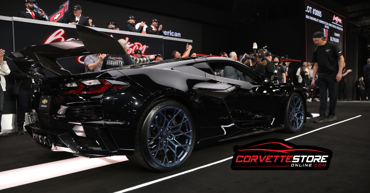 2025 Corvette ZR1 VIN 001 raises $3.7 million for Red Cross at charity auction