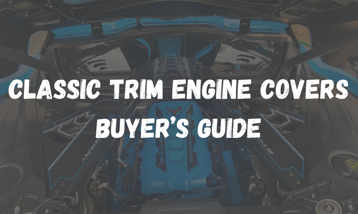 Classic Trim Customs Engine Covers for the C8 Corvette: Custom Painted, HTC Carbon & More