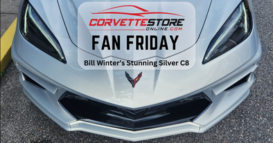 CorvetteStoreOnline.com Fan Friday: Bill Winter's Stunning Silver C8