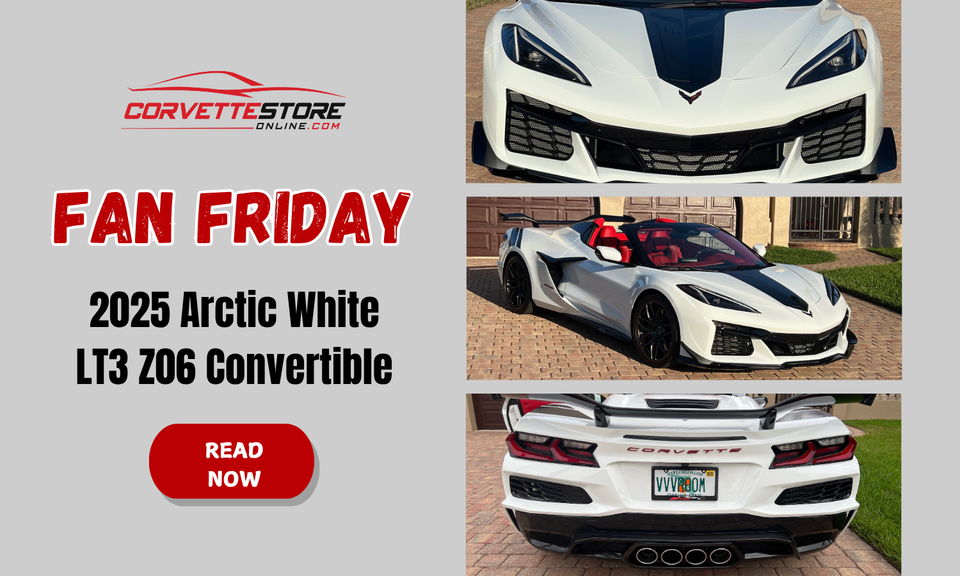 Fan Friday: Eric Fox's 2025 Arctic White LT3 Z06 Convertible