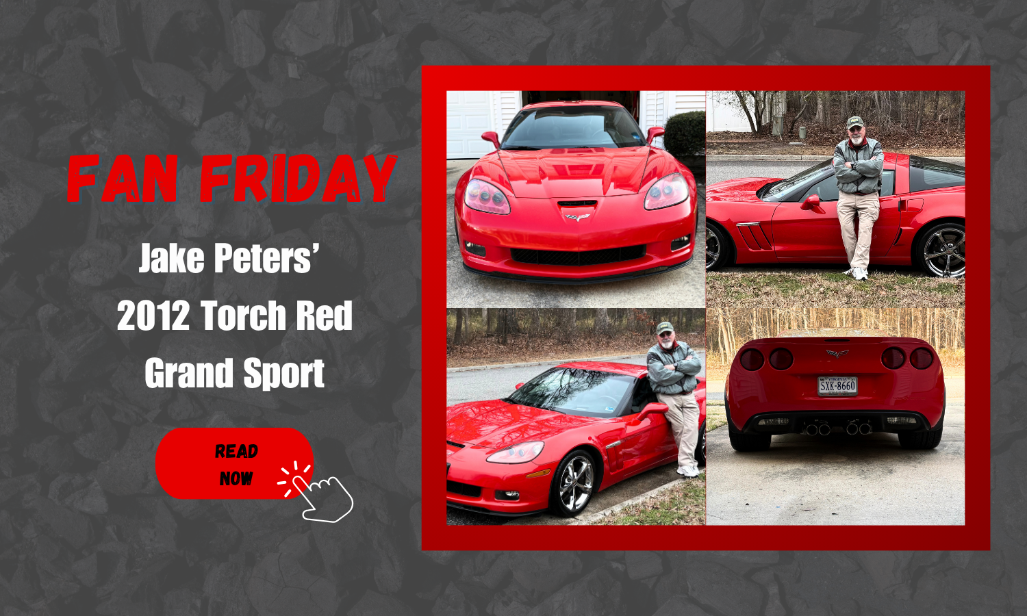Fan Friday: Jake Peters’ 2012 Torch Red Grand Sport