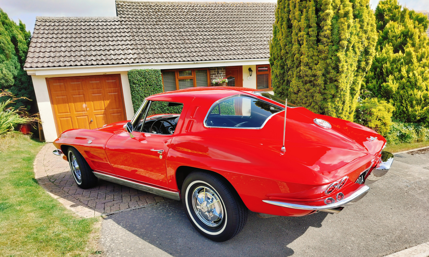 Fan Friday: Roger Wait's 1963 Red C2 Corvette Split Window Coupe