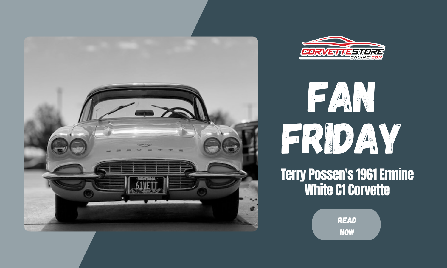 Fan Friday: Terry Possen's 1961 White C1 Corvette