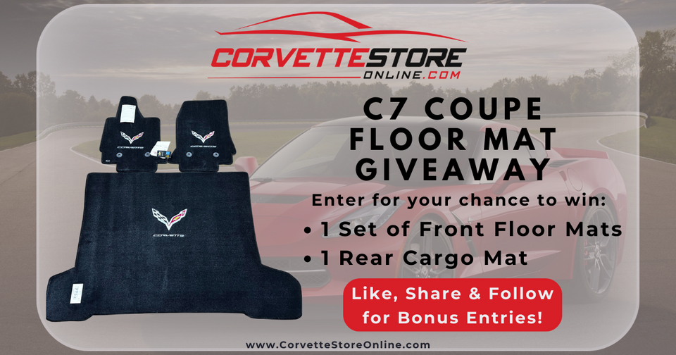 The CorvetteStoreOnline.com C7 Coupe Floor Mat Contest Giveaway