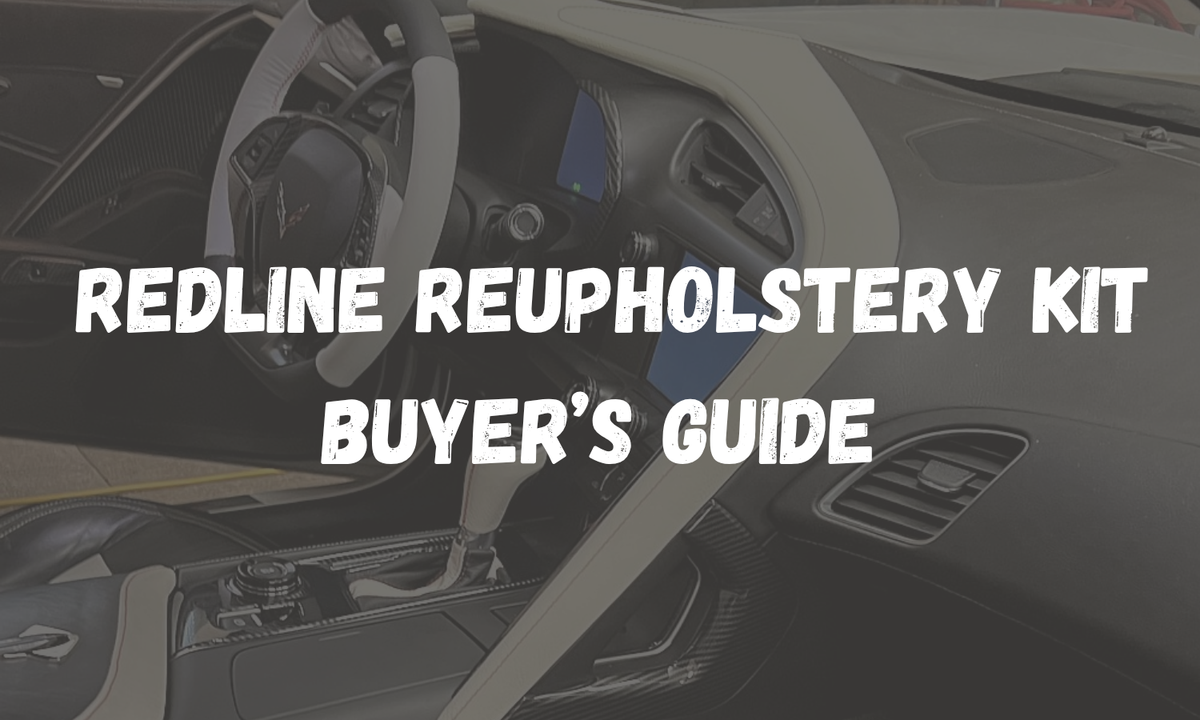 Transform Your Corvette's Interior: Handcrafted Leather Reupholstery Kits by Redline Goods