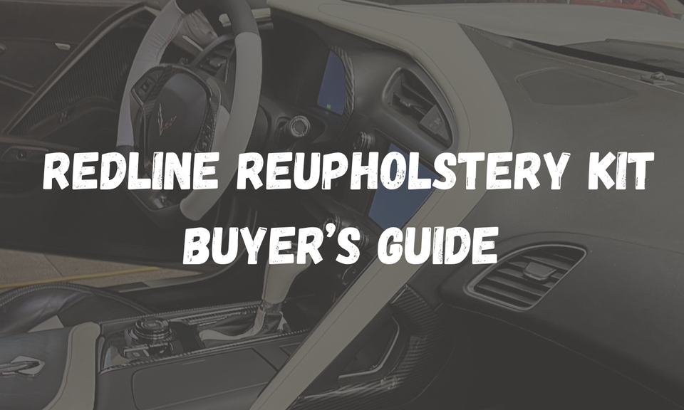 Transform Your Corvette's Interior: Handcrafted Leather Reupholstery Kits by Redline Goods