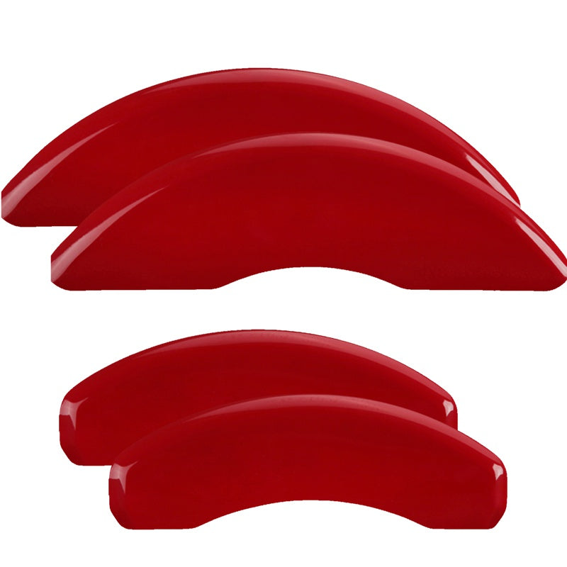 Classic No Engraving, Red - C8 Corvette 6-Piece MGP Brake Caliper Covers