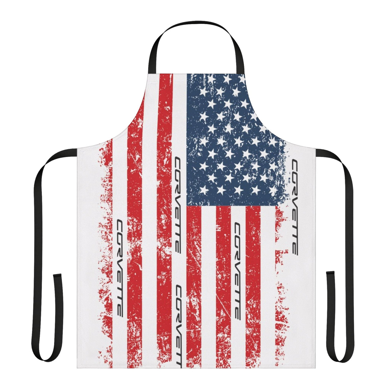 Corvette USA Flag Canvas Chef's Apron