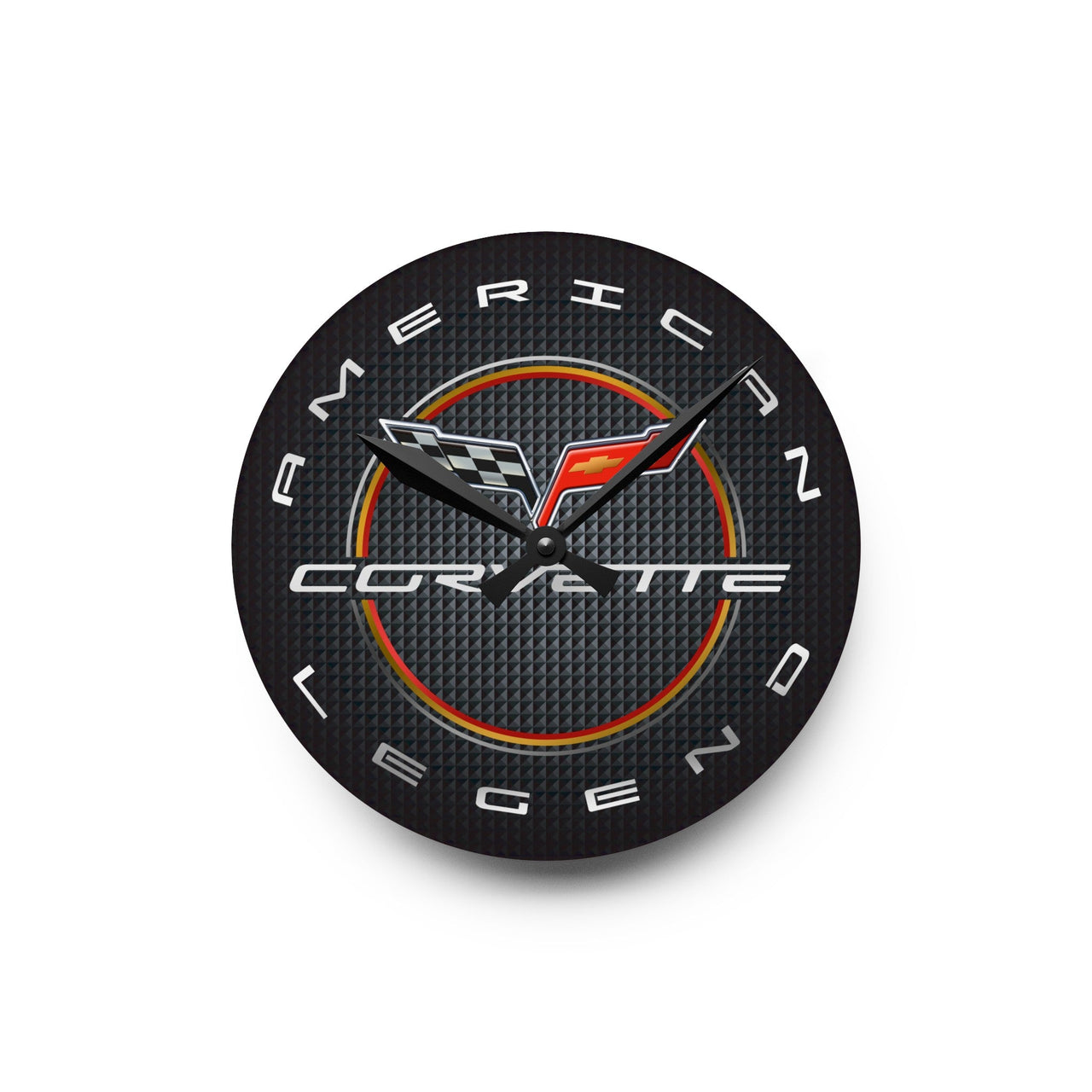 C6 Corvette Acrylic Wall Clock: Round or Square