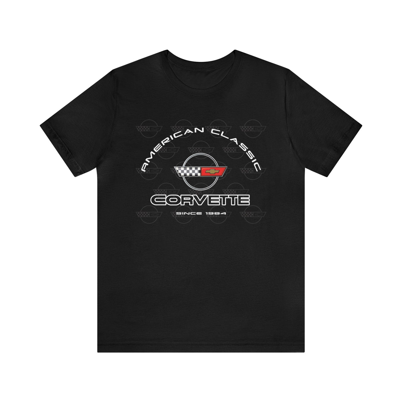 Corvette C4 Arch Flag Short Sleeve T-shirt