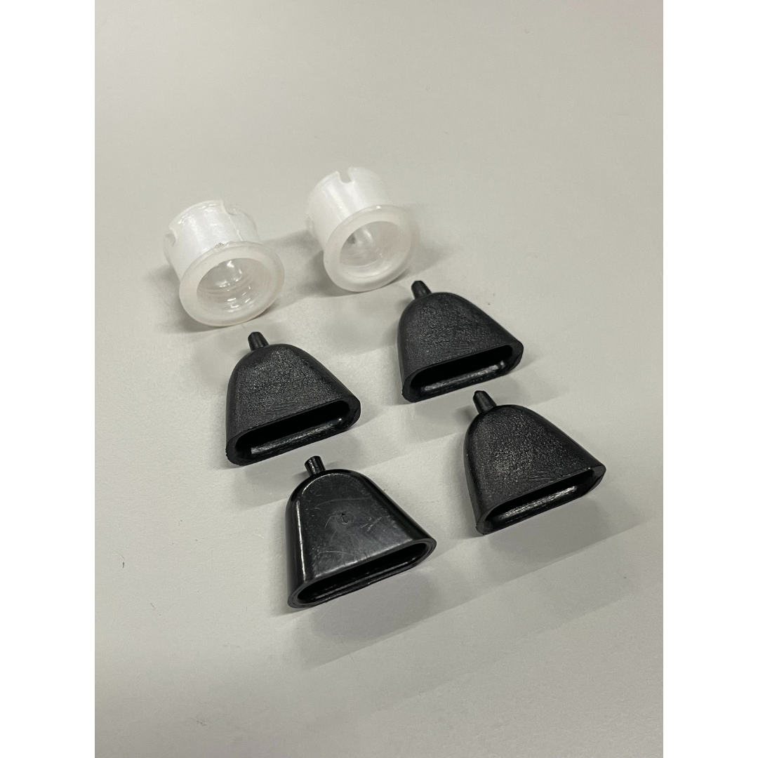 6-pc-78-82-c3-corvette-t-top-bushing-restoration-kit-glass-painted