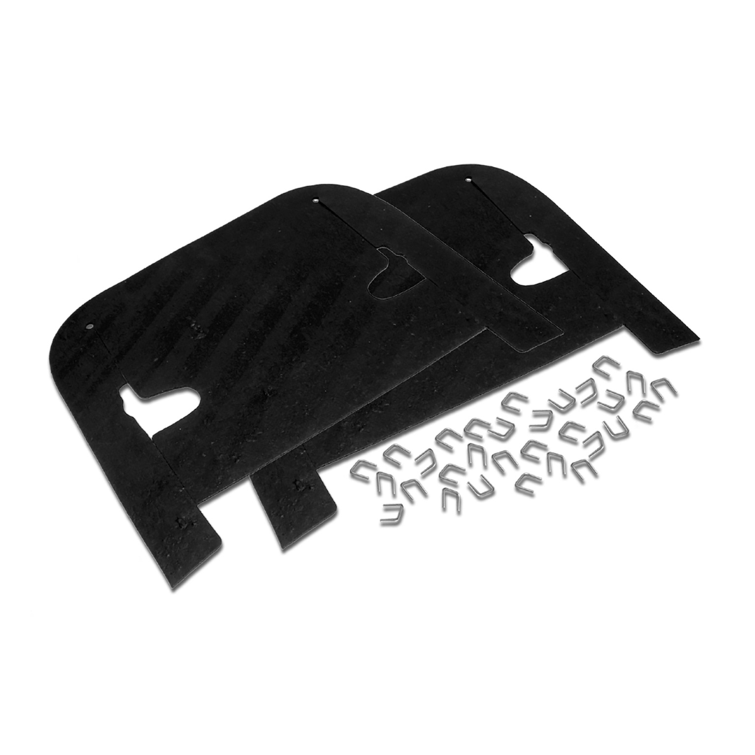 1963-1966 Corvette A-Arm Dust Covers W/Stainless Steel Staples - CA