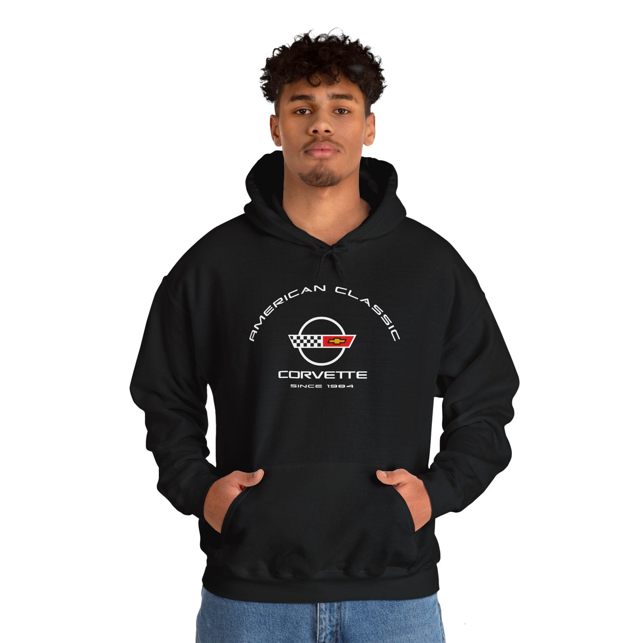 C4 Corvette Heavy Blend Hooded Sweatshirt