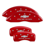 Chevy Racing, Red - C6 Corvette Base MGP Brake Caliper Covers