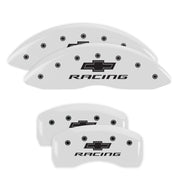 Chevy Racing, White - C4 Corvette MGP Brake Caliper Covers