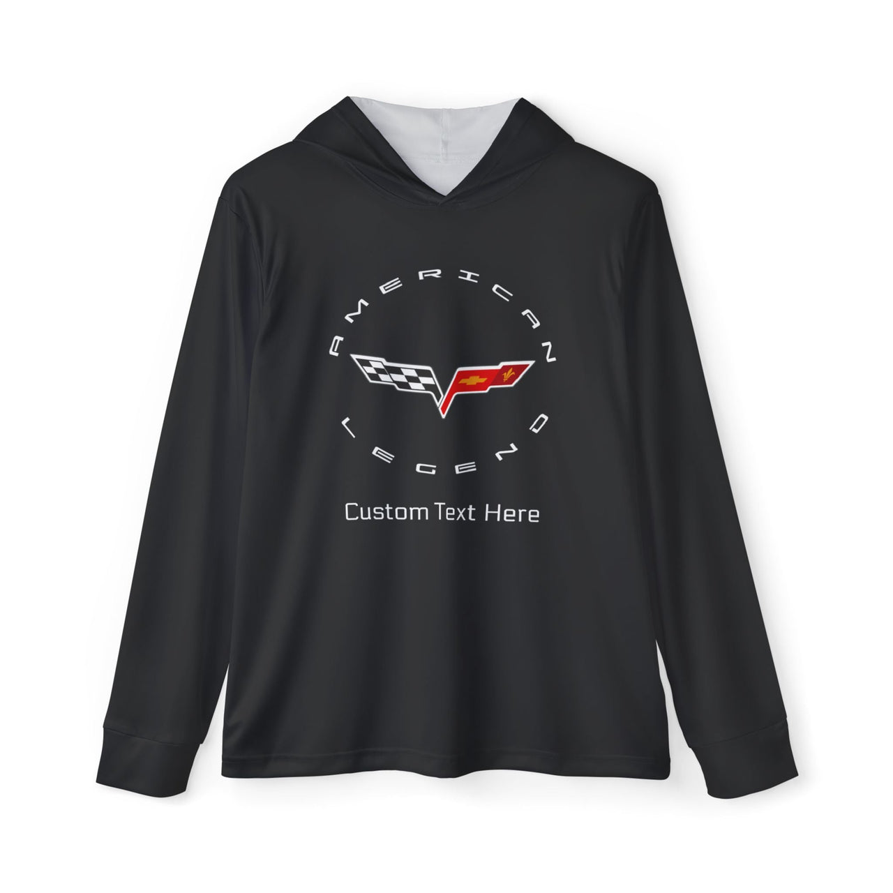 C6 Corvette Personalized Men's Moisture Wicking, SPF 50+ protection Sports Warmup Hoodie