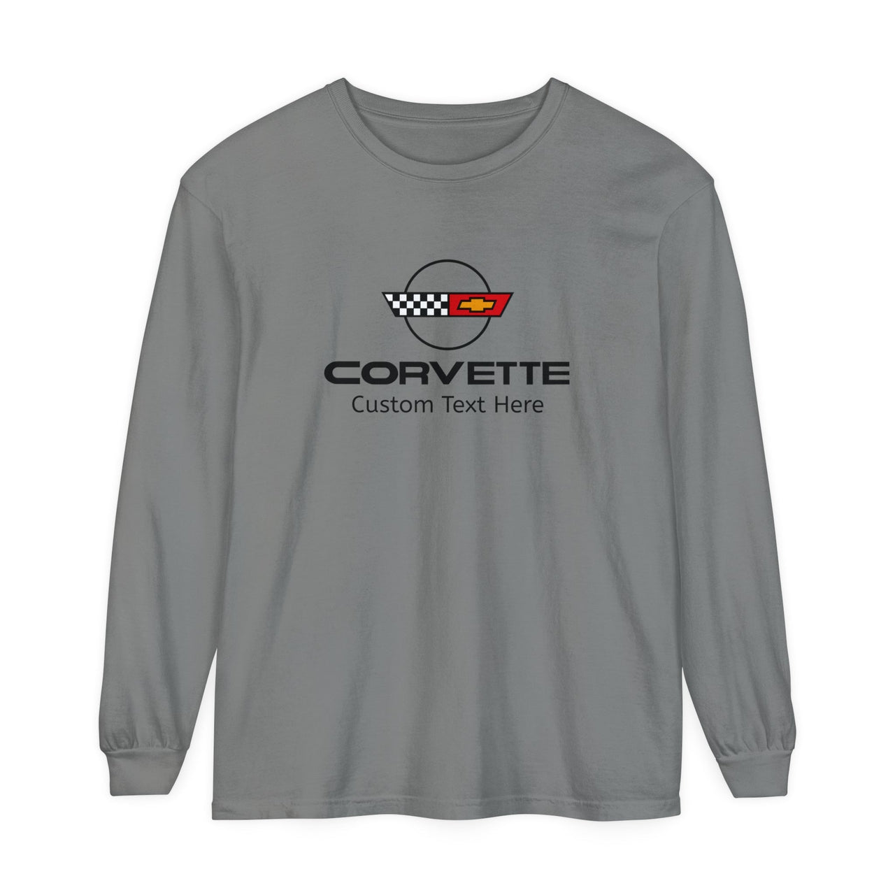 Personalized C4 Corvette Comfort Colors® Premium Long Sleeve T-Shirt, 100% Cotton