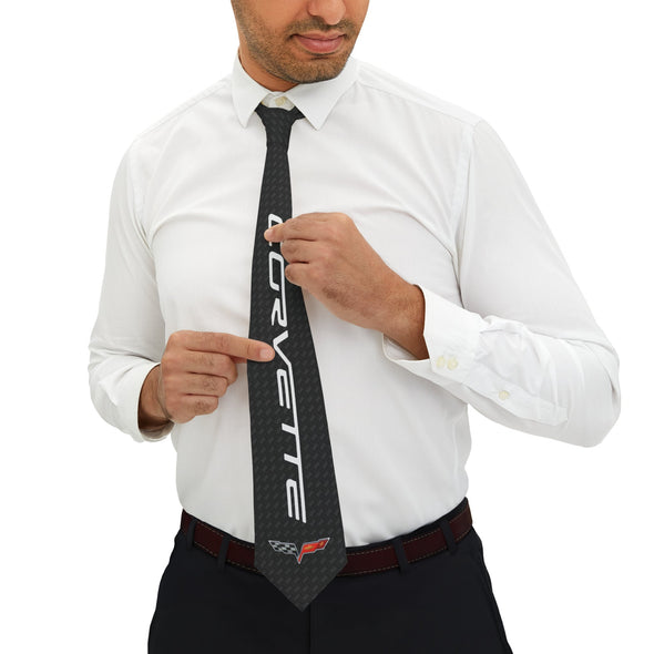C6 Carbon Pattern Necktie