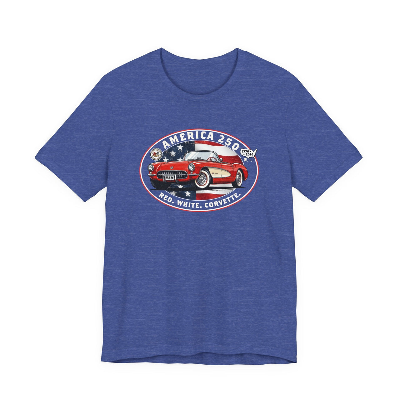 Corvette America 250 "250 Years of Freedom" Premium C1 Oval Short-Sleeve Tee