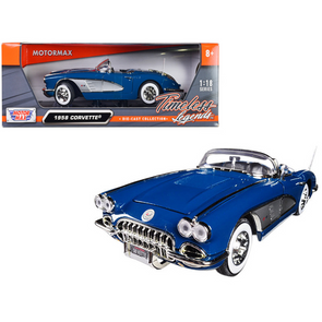 1958-chevrolet-corvette-turquoise-1-18-diecast