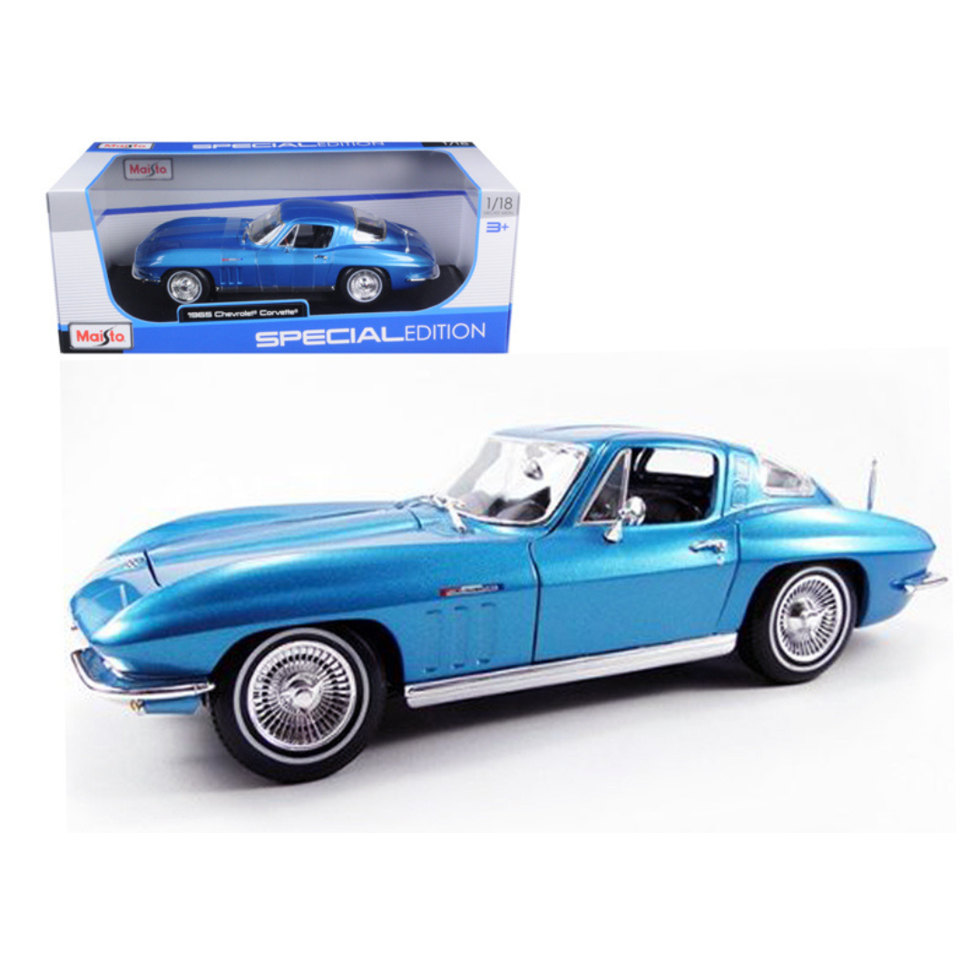 1965 Chevrolet Corvette Blue 1/18 Diecast