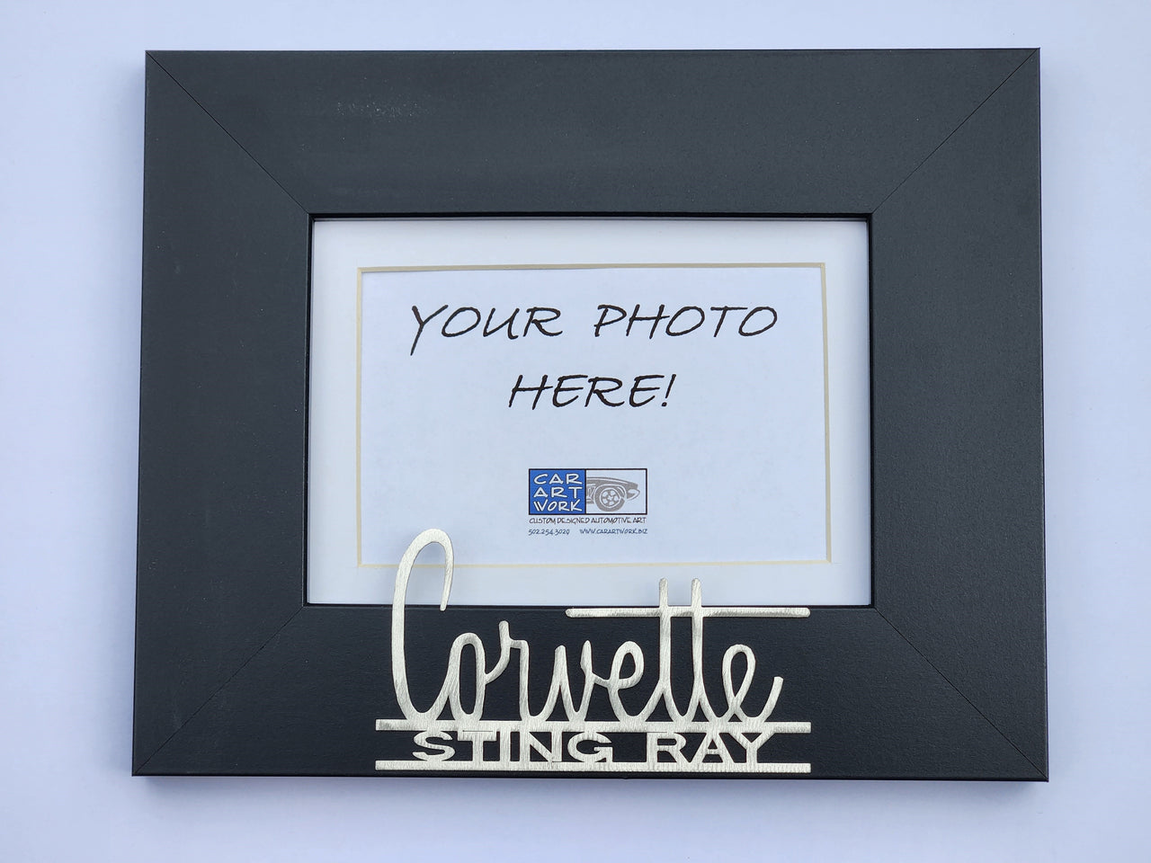 C2 Corvette 1966-67 Sting Ray Emblem Picture Frame