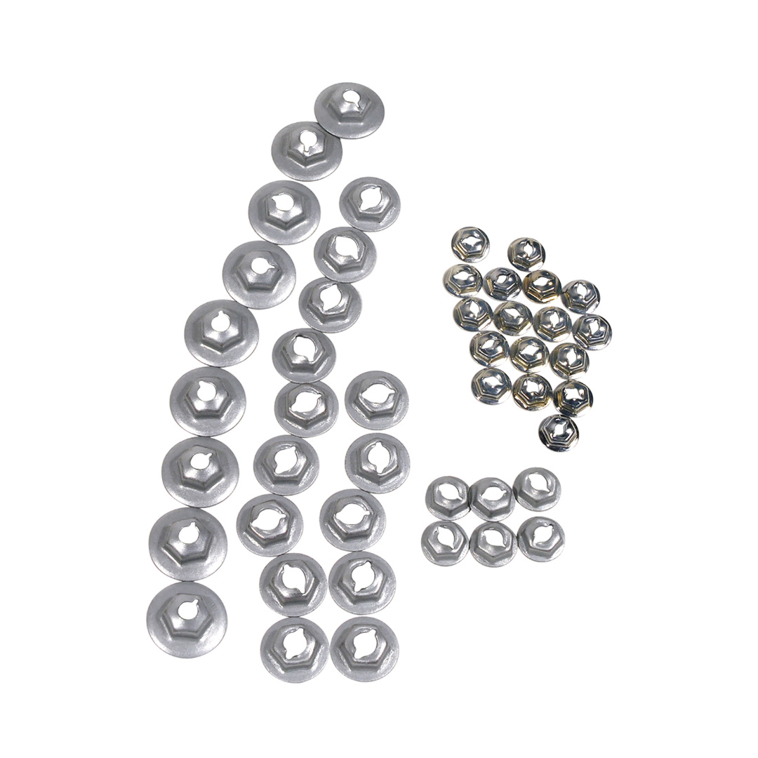 C2 1967 Corvette Emblem Speednut Kit 46 Piece - CA
