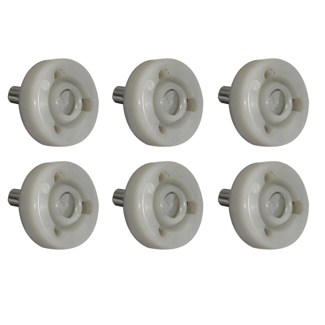 C3 1968-1982 Corvette Window Regulator Rollers 6 Piece Set - CA