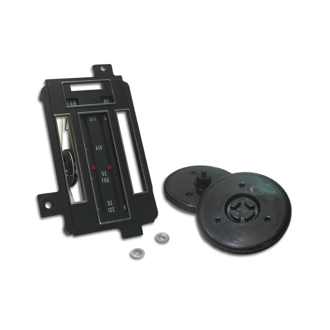 C3 1969-1971 Corvette Heater/Air Conditioning Control Faceplate Kit - CA