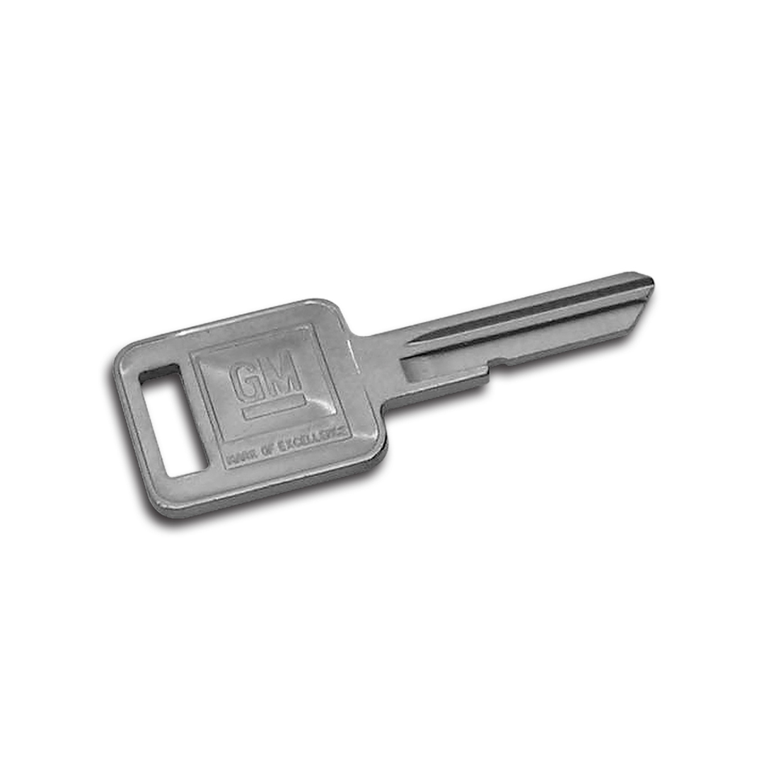 1969-1981 Corvette Key Blank. Square E (69,73,77,81) - CA
