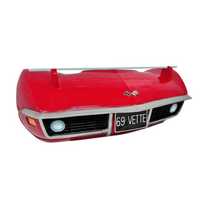 1969 Chevrolet Corvette C3 Floating Wall Shelf - Red