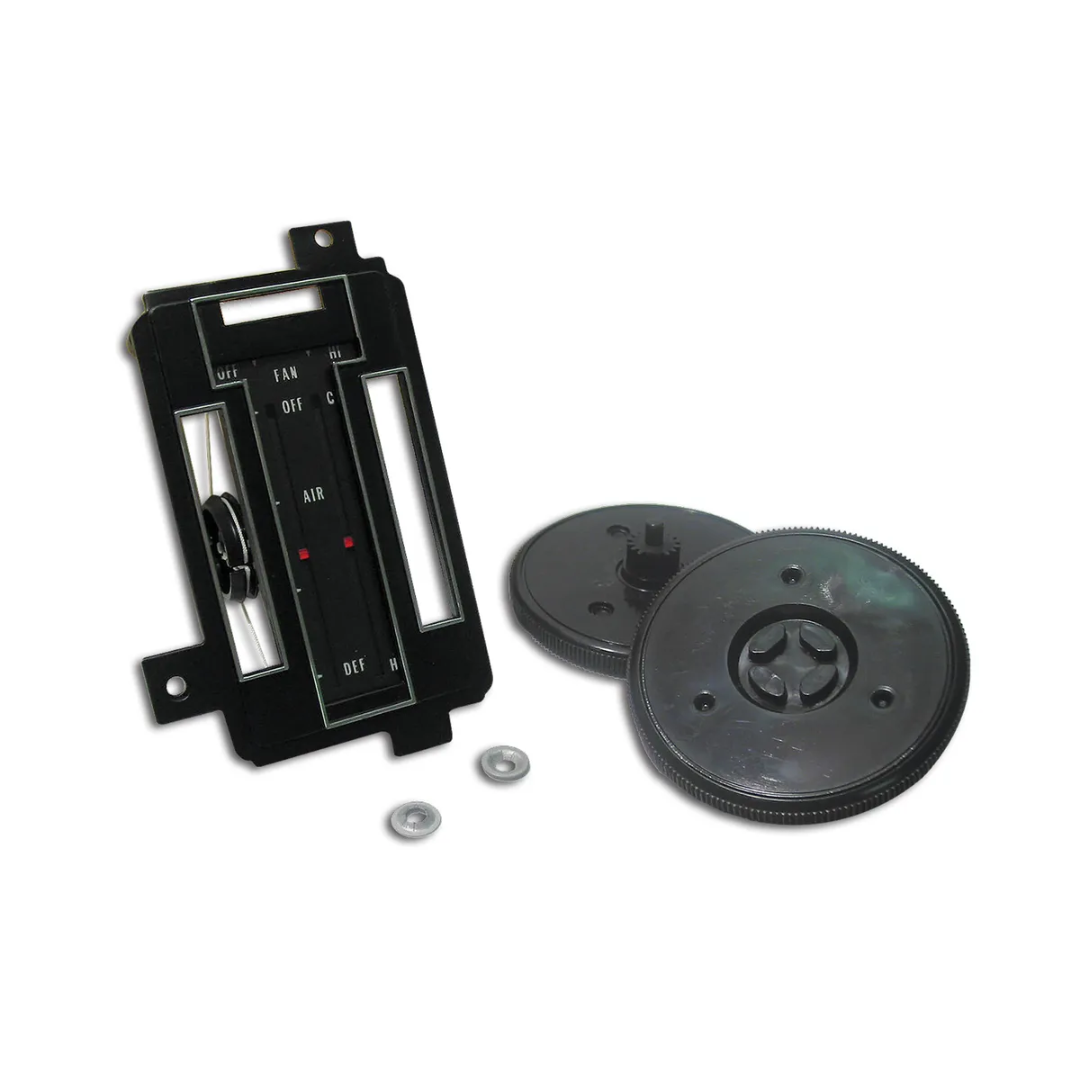 C3 1972-1975 Corvette Heater/Air Conditioning Control Faceplate Kit - CA