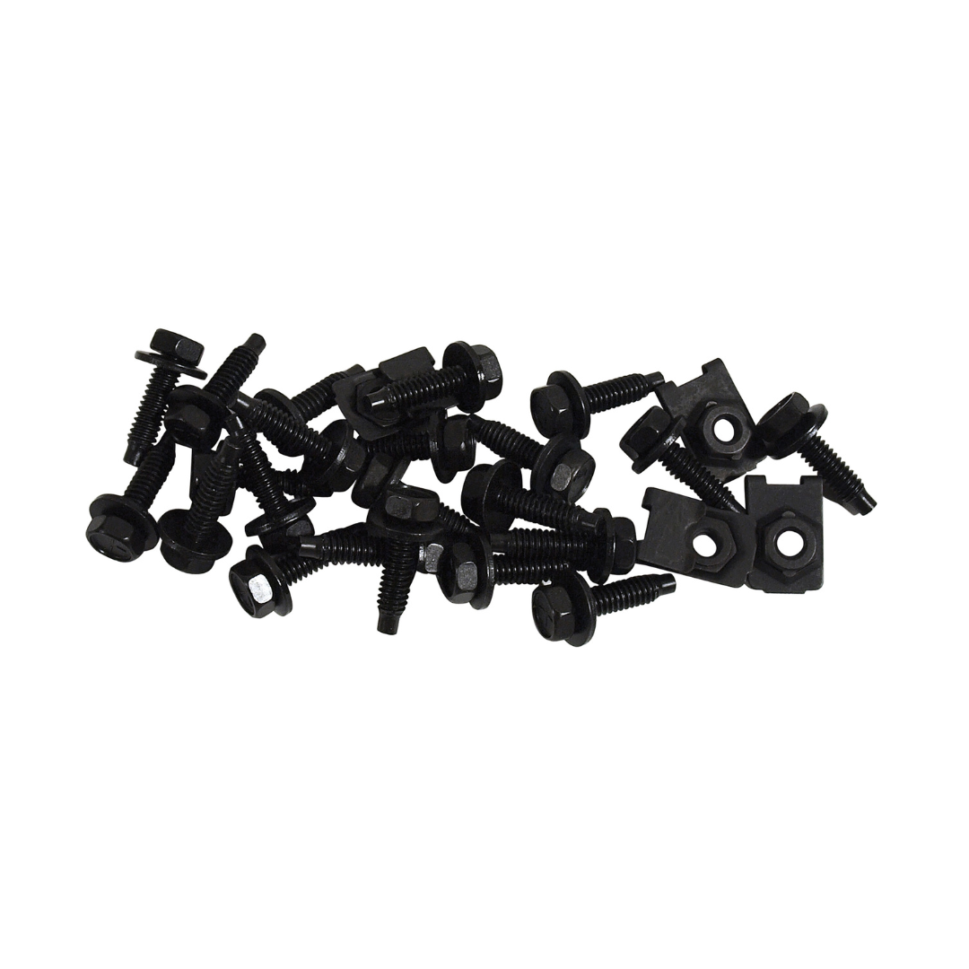 1973-1979 Corvette Front Air Dam & Lower Valance Panel Mount Kit 26PC - CA