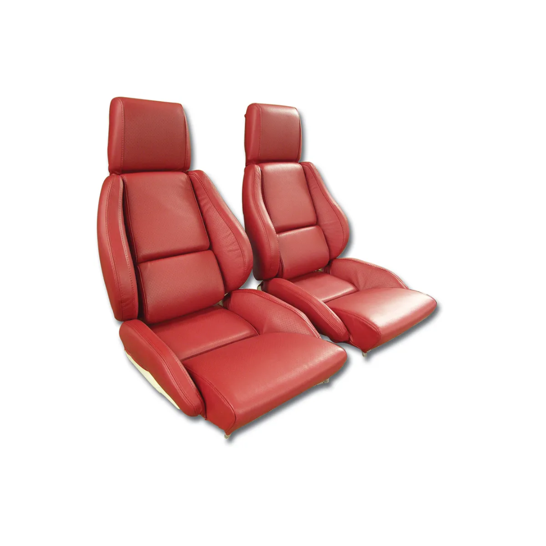 C4 1984-1987 Corvette Mounted Leather Seat Covers - CA