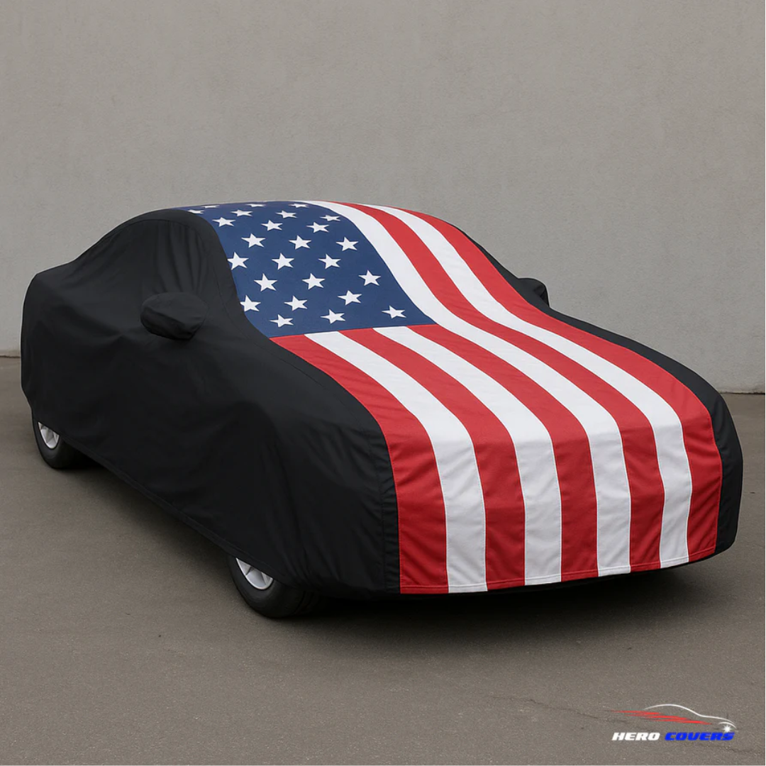 1997-2004 C5 Corvette American Flag Car Cover